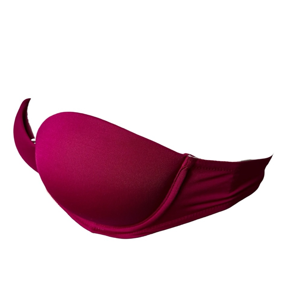 2013 PINK Victoria's Secret Wear Everywhere Push-Up Strapless Bra 32B - Picture 3 of 6